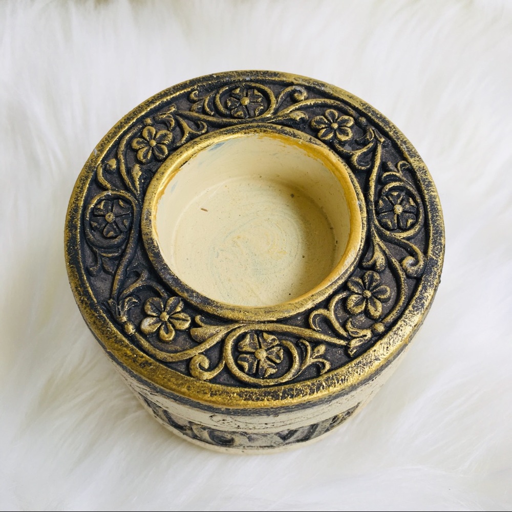 Love 💕 votive candle 🕯 holder candlestick gold - Picture 3 of 7